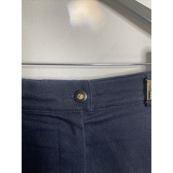 ST. JOHN SPORT MARIE GRAY SIZE 2 BLUE DENIM JEANS STRAIGHT LEGS STRETCHY EUC - Picture 3 of 6